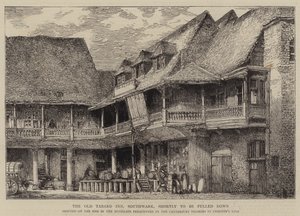 Le Vieux Tabard Inn, Southwark, bientôt démoli - Henry William Brewer